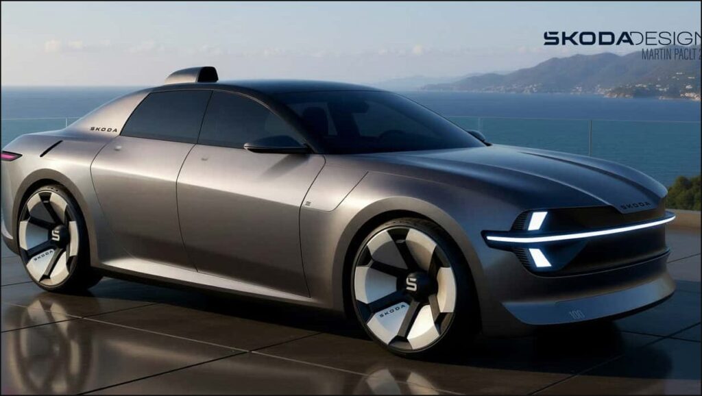 Вообразимый новый седан Škoda выглядит потрясающе