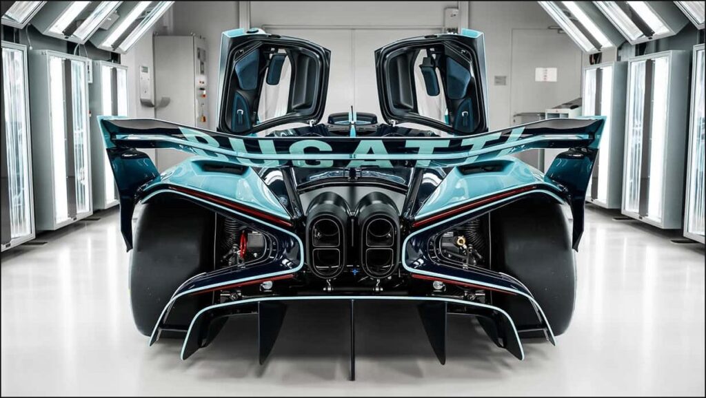Последний трековый автомобиль Bugatti с W-16