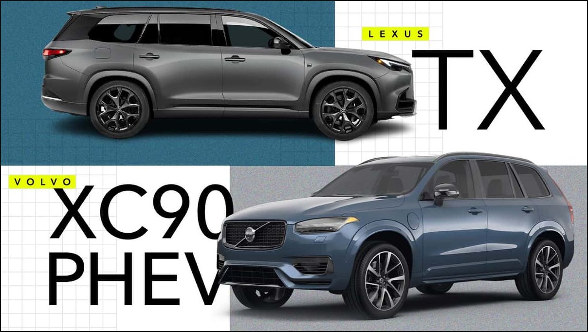 Почему стоит купить Volvo XC90 PHEV, а не Lexus TX
