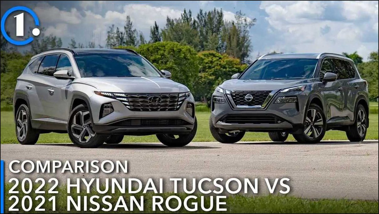 Hyundai Tucson 2022 против Nissan Rogue 2021: Битва кроссоверов