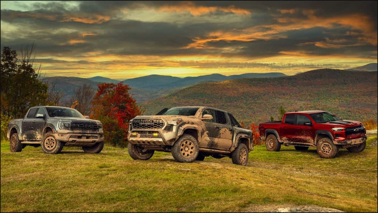 Бейсон против Раптора против Трейлхантер: Сравнение внедорожников