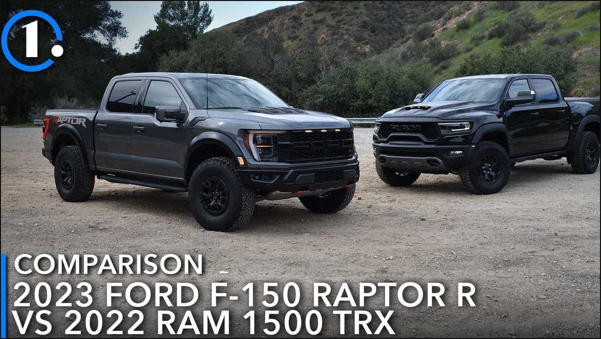 Сравнение Ford F-150 Raptor R 2023 и Ram 1500 TRX 2022