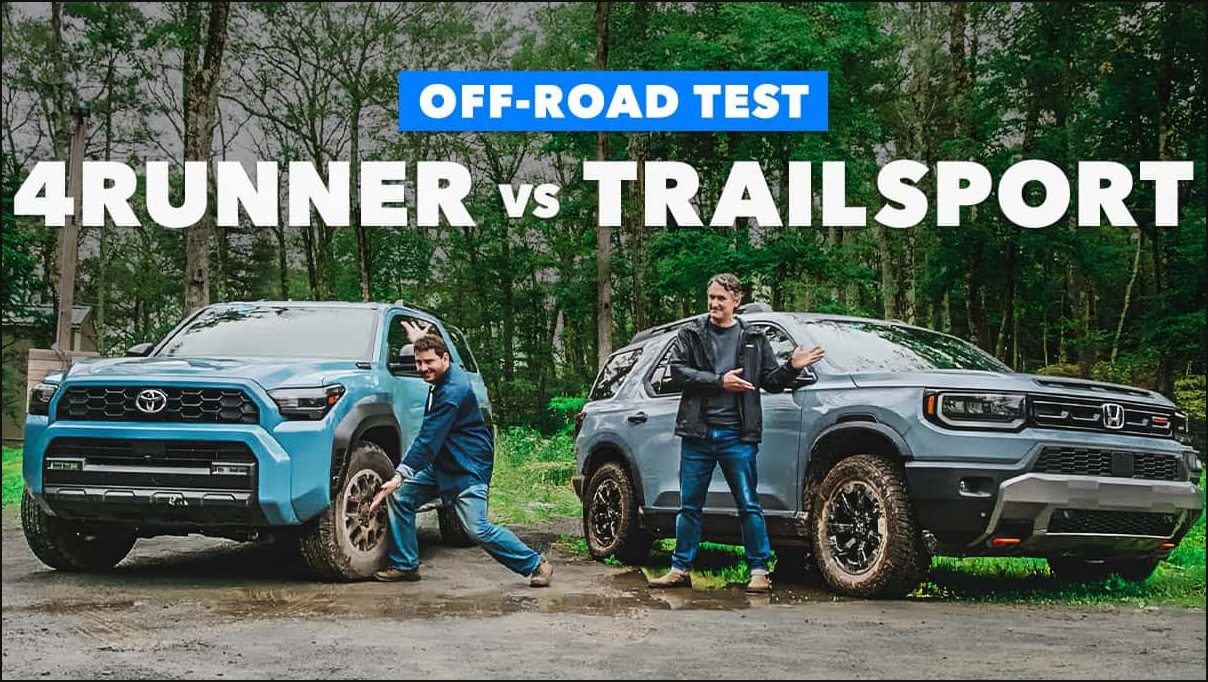 Сравнение Honda Passport TrailSport и Toyota 4Runner