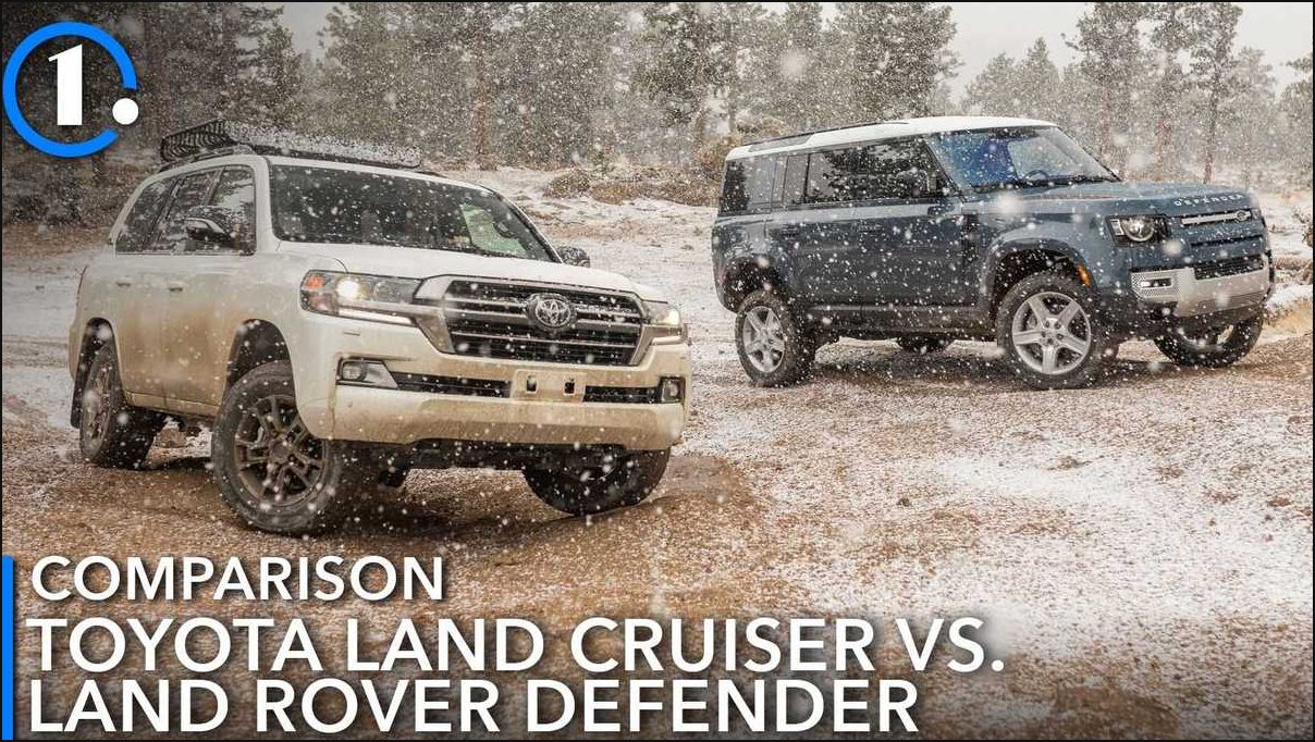 Сравнение 2021 Toyota Land Cruiser и 2021 Land Rover Defender