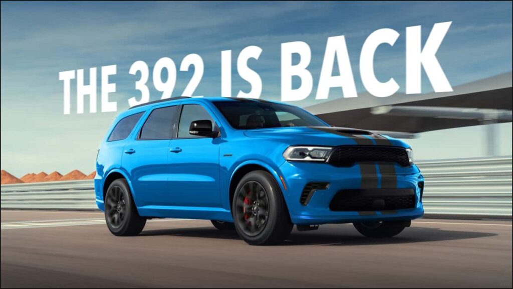 Dodge Durango R/T теперь оснащён 392 Hemi V8 в стандартной комплектации