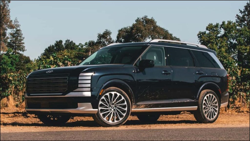 Hyundai отзывает 47,000 внедорожников Palisade из-за проблемы с ремнями