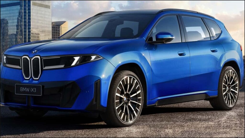 Новый BMW iX3 для Китая: изменения в дизайне дверных ручек