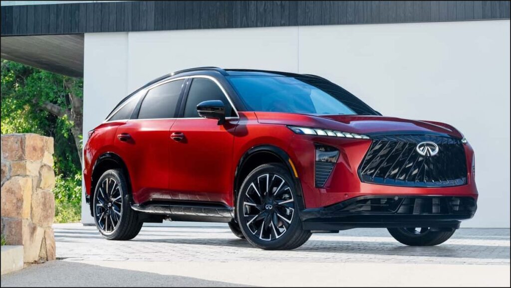 Infiniti использует золото для покраски QX65 2027 года
